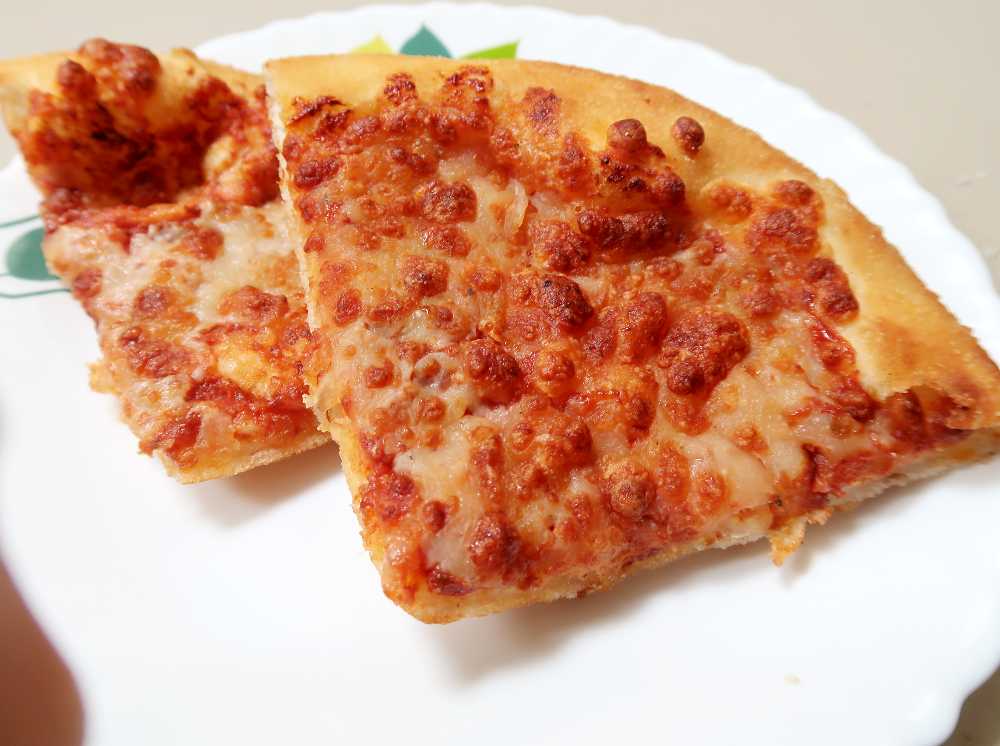 Reheat pizza in an air fryer