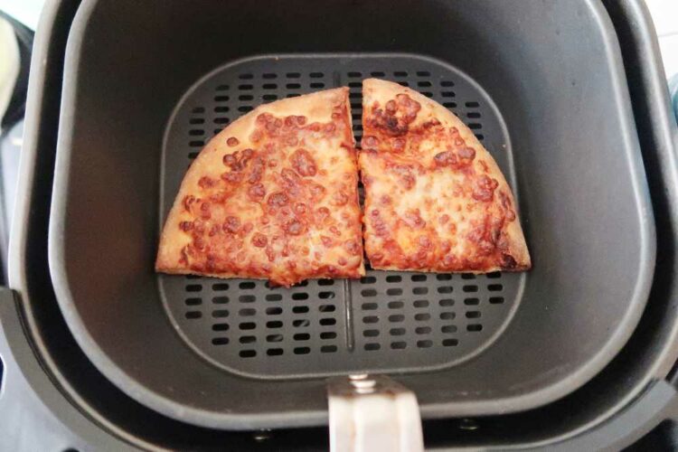 How to Reheat Pizza in an Air Fryer- Leftover Frozen Slices