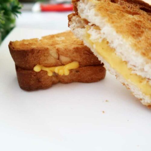 AIr FRYER Grilled Cheese Sandwich- Super EASY!!