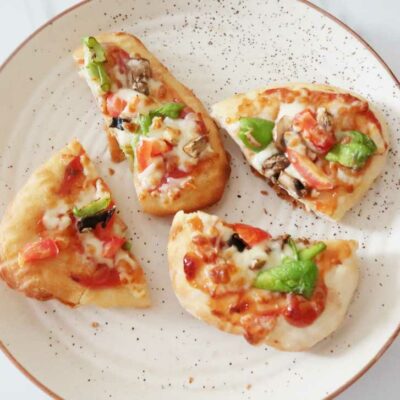 How to make Naan Pizza in Air Fryer