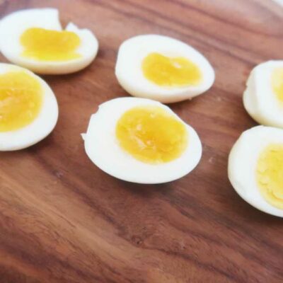 Air fryer boiled eggs