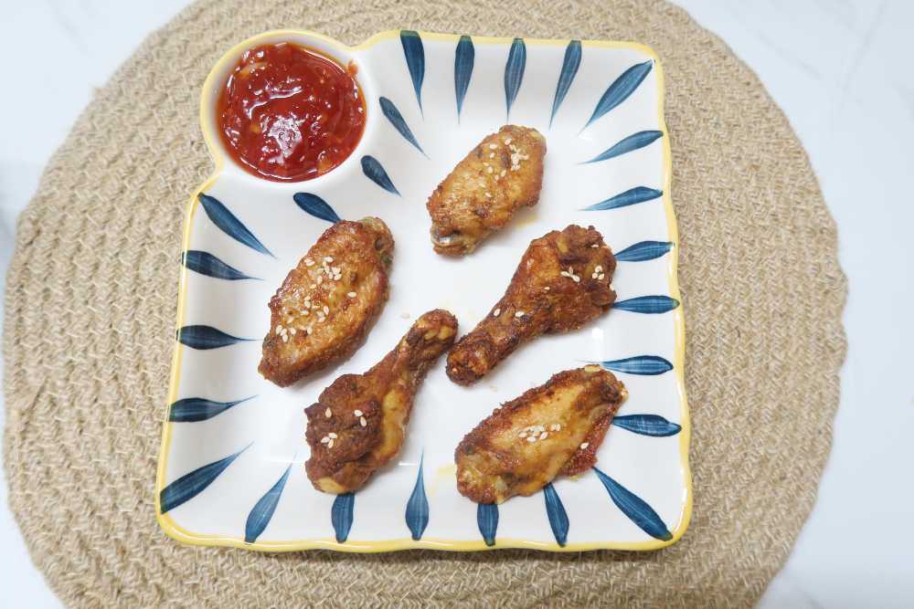 Air fryer frozen chicken wings