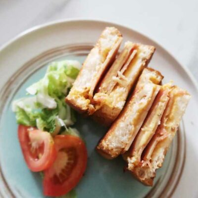 Air Fryer Ham and Cheese Sandwiches