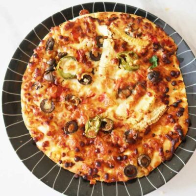 Frozen air fryer pizza