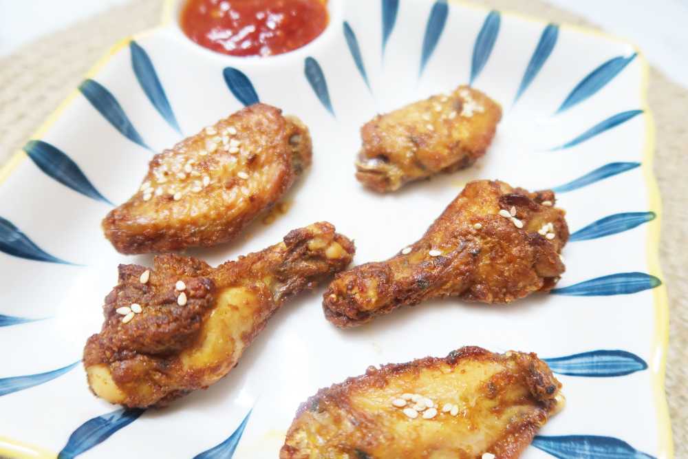 Frozen Chicken Wings in Air Fryer