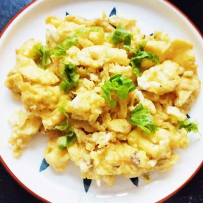 Air Fryer Scrambled Eggs