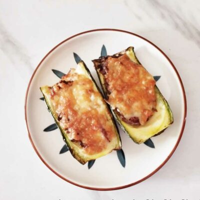 Air Fryer Zucchini Boats