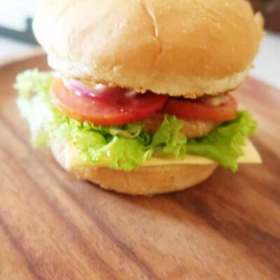 Air fryer Chicken Burger