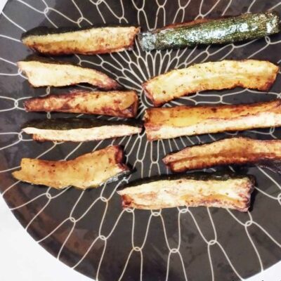 Air Fryer Zucchini Fries no breading